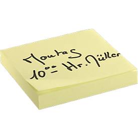 Schäfer Shop Select Haftnotizen, 75 x 75 mm, 100 Blatt, 24 Stück, gelb