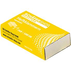 Schäfer Shop Select Heftklammern, Typ 24/6, 1000 Stück