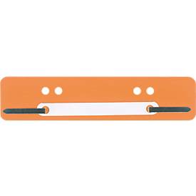 Schäfer Shop Select Heftstreifen, Polypropylen, orange, DIN A5, Polypropylen-Deckleiste