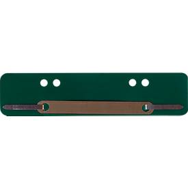 Schäfer Shop Select Heftstreifen, PP, dunkelgrün, DIN A5, Metall-Deckleiste