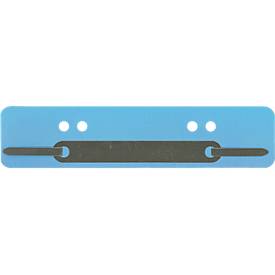 Schäfer Shop Select Heftstreifen, PP, hellblau, DIN A5, Metall-Deckleiste