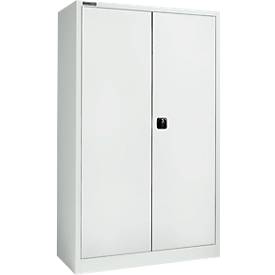Schäfer Shop Select Magazinschrank, 10 Fachböden, ohne Ausstattung, B 1200 x T 500 x H 1935 mm, Stahl, lichtgrau