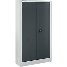 Schäfer Shop Select materiaalkast MSI 16408i , B 800 x D 400 x H 1585 mm, 3 legborden, staal, lichtgrijs/antracietgrijs