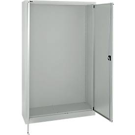 Schäfer Shop Select Materialschrank MS 2412, H 1935 mm, Leergehäuse, lichtgrau 7035/lichtgrau