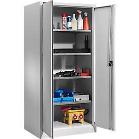 Schäfer Shop Select Materialschrank MSI 2509 S, verstärkte Ausführung, bis 100 kg/Fachboden, B 950 x T 500 x H 1935 mm, vers. Farbvarianten 