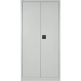 Schäfer Shop Select Materialschrank MSI 2609, Belastb. 50 kg je Boden, H 1935 mm, lichtgrau/lichtgrau 