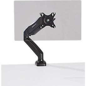 Schäfer Shop Select Monitorarm MX8-112, für 1 Display bis 32″ & bis 8 kg, neig-/schwenk-/drehbar, höhenverstellbar, Kabelführung, VESA, Tischklemme