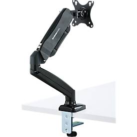 Schäfer Shop Select Monitorarm MX8-112, für 1 Display bis 32″ & bis 8 kg, neig-/schwenk-/drehbar, höhenverstellbar, Kabelführung, VESA, Tischklemme