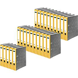 Schäfer Shop Select Ordner, DIN A4, Rückenbreite 50 mm, 25 Stück, gelb