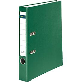 Schäfer Shop Select Ordner, DIN A4, Rückenbreite 50 mm, Polypropylen und Recyclingpapier, grün