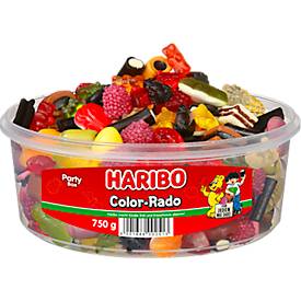 Schäfer Shop Select Packband, L 66 m x B 50 mm, braun, 36 Rollen + GRATIS Haribo Color-Rado 750 g Party-Box 
