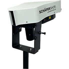 Schäfer Shop Select Papierpolstersystem, bis 85 m/min, Fußpedal, L910×B910×H1620 mm, 19 kg, schwarz-weiß