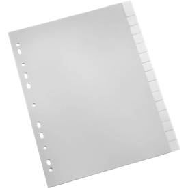 Schäfer Shop Select PP-Register mit Wechseltaben, zur freien Verwendung, Zahlen 1-15, einzeln