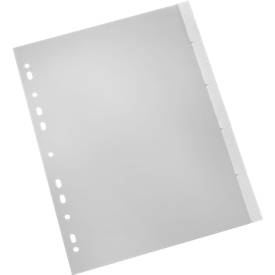 Schäfer Shop Select PP-Register mit Wechseltaben, zur freien Verwendung, Zahlen 1-5, einzeln