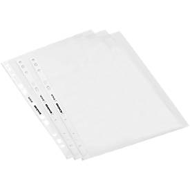 Schäfer Shop Select Prospekthülle Standard, DIN A4, oben offen, 0,06 mm, 100 Stück, klar, glatt