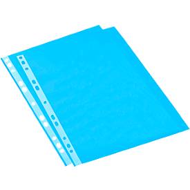 Schäfer Shop Select Prospekthüllen, DIN A4, oben offen, 25 Stück, blau