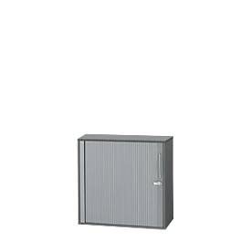 Schäfer Shop Select Querrollladenschrank Start Off, 2 OH, abschließbar, B 800 x T 420 x H 744 mm, Holz, graphit 