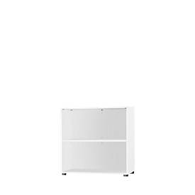 Schäfer Shop Select Regal, 2 OH, B 800 x T 420 x H 788 mm, weiß