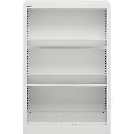 Schäfer Shop Select Regalschrank MS, 3 OH, B 800 x T 400 x H 1215 mm, Stahlblech, Lichtgrau