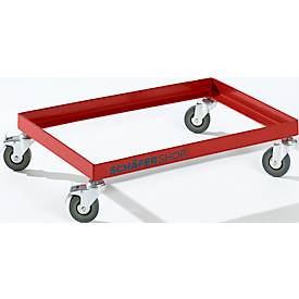 Schäfer Shop Select Rollrahmen, 610 x 410 mm, rot, Tragkraft 200 kg 