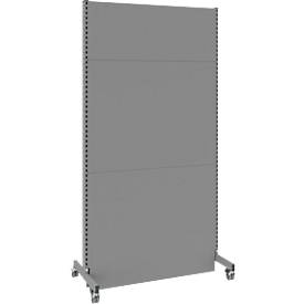 Schäfer Shop Select Schallschutz Stellwand, mobil, Grundfeld, mit 2 Füßen & Doppelrollen, B 1250 x T 740 x H 2500 mm, st