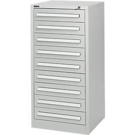 Schäfer Shop Select Schubladenschrank SF 90, 9 Schübe, lichtgrau RAL 7035 lichtgrau RAL 7035