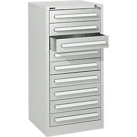 Schäfer Shop Select Schubladenschrank SF 90, 9 Schübe, lichtgrau RAL 7035 lichtgrau RAL 7035