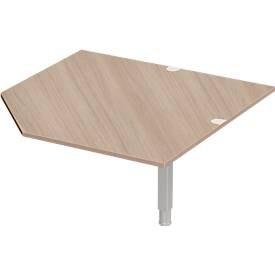 Schäfer Shop Select schuin werkblad PLANOVA ERGOSTYLE, CAD, B 1200, eiken decor