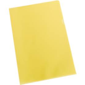 Schäfer Shop Select Sichthülle, DIN A4, genarbt, 25 Stück, gelb