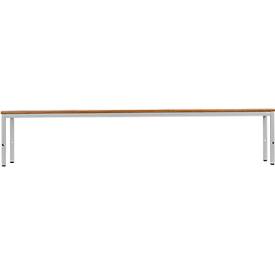 Schäfer Shop Select Sitzbank, für Umkleideräume, B 1995 x T 310 x H 415 mm, lichtgrau