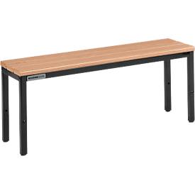 Schäfer Shop Select Sitzbank, für Umkleideräume, B 995 x T 310 x H 415 mm, schwarz