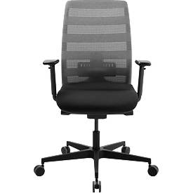 Schäfer Shop Select SSI PROLINE NEW WORK Bürodrehstuhl Netz Grau, Gestell Schwarz