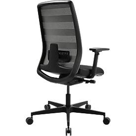 Schäfer Shop Select SSI PROLINE NEW WORK Bürodrehstuhl Netz Grau, Gestell Schwarz