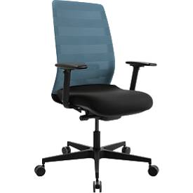 Schäfer Shop Select SSI PROLINE NEW WORK Bürodrehstuhl Netz Petrol, Gestell Schwarz