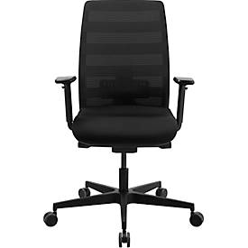 Schäfer Shop Select SSI PROLINE NEW WORK Bürodrehstuhl Netz Schwarz, Gestell Schwarz