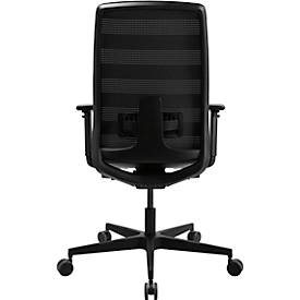 Schäfer Shop Select SSI PROLINE NEW WORK Bürodrehstuhl Netz Schwarz, Gestell Schwarz