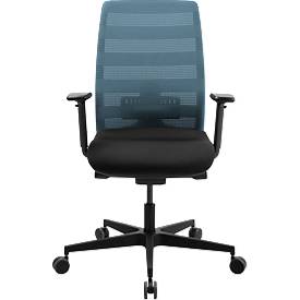 Sch&auml;fer Shop Select SSI PROLINE NEW WORK bureaudraaistoel mesh petrol, frame zwart