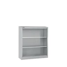 Schäfer Shop Select Stahlregal MS iCONOMY, 3 Ordnerhöhen, B 950 x T 400 x H 1215 mm, weißaluminium RAL 9006