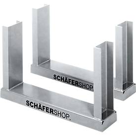 Schäfer Shop Select Stapelgestell, L 910 x B 160 x H 520 mm, feuerverzinkt, bis 1200 kg