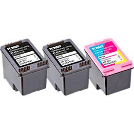 Schäfer Shop Select Tinten-Multipack 2 x schwarz und 1 x color, ersetzt HP 301 (E5Y87EE)