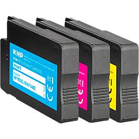 Schäfer Shop Select Tinten-Multipack, ersetzt HP 953XL Serie, cyan, magenta, gelb