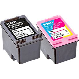 Schäfer Shop Select Tinten-Multipack schwarz und color, ersetzt HP 301XL (CH563EE, CH564EE)