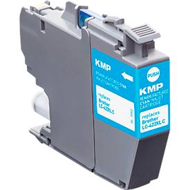 Schäfer Shop Select Tintenpatrone, ersetzt Brother LC422XLC, Einzelpack, cyan