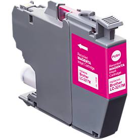 Schäfer Shop Select Tintenpatronen, ersetzt Brother LC-3217 CMYK (LC3217VALBP), Mixpack, cyan, magenta, gelb, schwarz