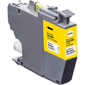 Schäfer Shop Select Tintenpatronen, ersetzt Brother LC-3217 CMYK (LC3217VALBP), Mixpack, cyan, magenta, gelb, schwarz