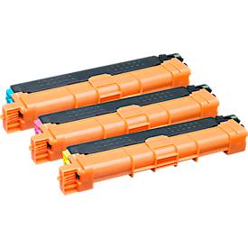 Schäfer Shop Select Toner, ersetzt Brother TN-247Serie, Multipack, cyan, magenta, gelb