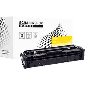 Schäfer Shop Select Toner, ersetzt HP 203X (CF540X) und Canon 054H (3028C002), schwarz