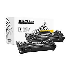 Schäfer Shop Select Toner, ersetzt HP 26A (CF226A), Doppelpack, schwarz