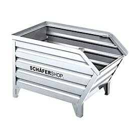 Schäfer Shop Select Transport- und Stapelbehälter, B 1010 x T 520 x H 610 mm, feuerverzinkt, bis 800 kg