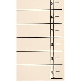 Schäfer Shop Select Trennblätter, DIN A4-Format, Linienaufdruck, 100 Stück, mit Lochrand-Verstärkung